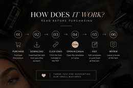 290 Brow Artist Instagram Templates | 145 Feed + 145 Story Canva Templates | Luxury Social Media Kit for Brow Lamination, PMU & Beauty Businesses
